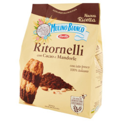 Mulino Bianco Ritornelli Biscotti con Cacao e Mandorle 700g