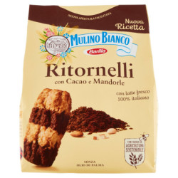 Mulino Bianco Ritornelli Biscotti con Cacao e Mandorle 700g