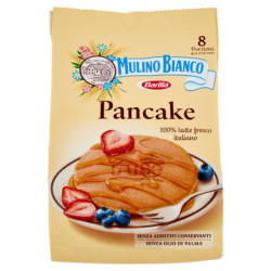 MULINO BIANCO PANCAKE SNACK 100% LAIT FRAIS ITALIEN ET FARINE DURABLE 4 PIÈCES 280G