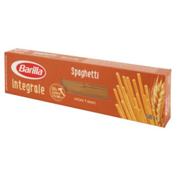 BARILLA WHOLE WHOLE PASTA SPAGHETTI 100% ITALIAN WHEAT 500G