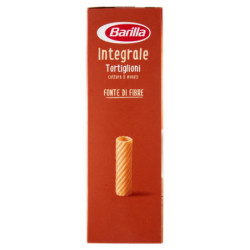 BARILLA WHOLE WHOLE PASTA TORTIGLIONI 100% ITALIAN WHEAT 500 G