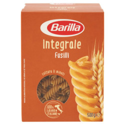 BARILLA ENTERA PASTA ENTERA FUSILLI 100% TRIGO ITALIANO 500 G