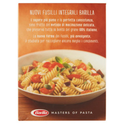 BARILLA ENTERA PASTA ENTERA FUSILLI 100% TRIGO ITALIANO 500 G