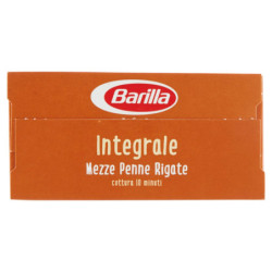 BARILLA ENTERA PASTA ENTERA MEZZ PENNE RIGATE 100% TRIGO ITALIANO 500 G