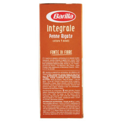 BARILLA ENTERA PASTA ENTERA PENNE RIGATE 100% TRIGO ITALIANO 500 G