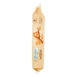 MULINO BIANCO WHOLE WHEAT RIBBONS SNACK 100% WHOLE WHOLE FLOUR 6 PIECES 240G