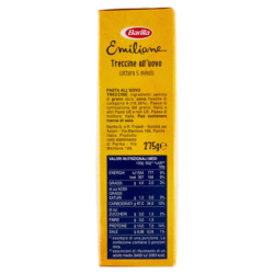 BARILLA EMILIANE PASTA AL HUEVO TRENZAS AL HUEVO 275G