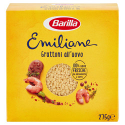 BARILLA EMILIANE EGG PASTA EGG GRATTONI 275G