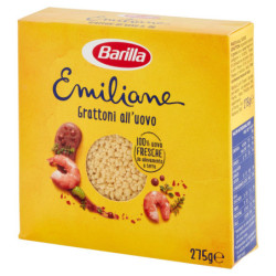 BARILLA EMILIANE HUEVO PASTA HUEVO GRATTONI 275G