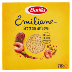 BARILLA EMILIANE EGG PASTA EGG GRATTONI 275G