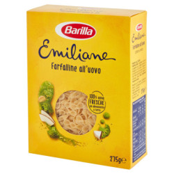 BARILLA EMILIANE PASTA CON HUEVO HUEVO MARIPOSAS 275G