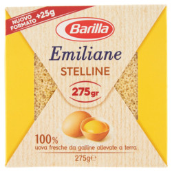 BARILLA EMILIANE HUEVO ESTRELLAS 275G