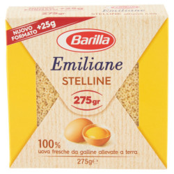 BARILLA EMILIANE HUEVO ESTRELLAS 275G