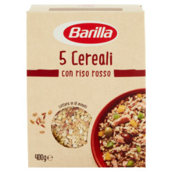 BARILLA 5 CEREALS WITH RED...