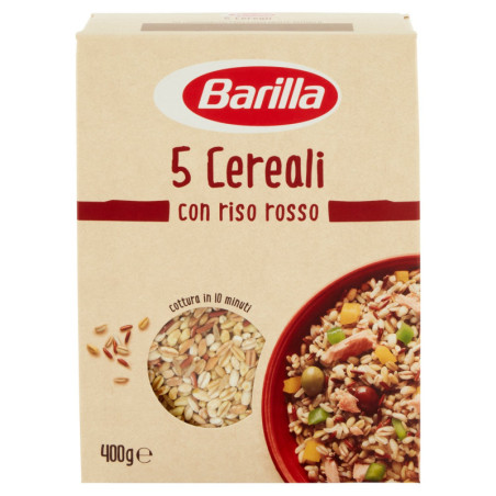 BARILLA 5 CEREALS WITH RED RICE 400G