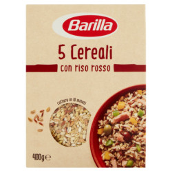 BARILLA 5 CEREALS WITH RED RICE 400G