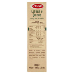 BARILLA CEREALS AND QUINOA WITH BUCKWHEAT 320G