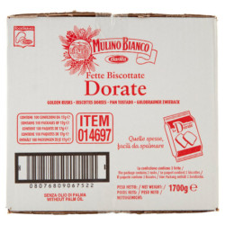 Mulino Bianco Cassa Bifette Dorate Mono 100x17g