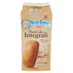 MULINO BIANCO SNACK DE PLUMCAKE ENTERO CON HARINA INTEGRAL 100% INTEGRAL 10 PIEZAS 330G