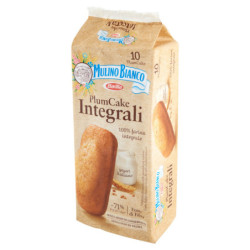 MULINO BIANCO SNACK DE PLUMCAKE ENTERO CON HARINA INTEGRAL 100% INTEGRAL 10 PIEZAS 330G