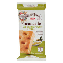 FOCACCELLE MULINO BIANCO CON ACEITE DE OLIVA VIRGEN EXTRA 198G