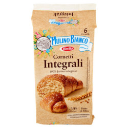 MULINO BIANCO GANZ-GANZ-CROissants-SNACK MIT 100 % VOLLSTÄNDIGEM MEHL 6 STÜCK 240G