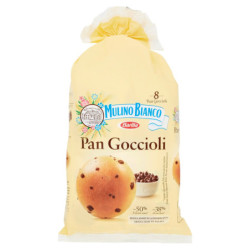 MULINO BIANCO PAN GOCCIOLI SNACK OHNE KONSERVIERUNGSZUSATZ 8 STÜCK 336G