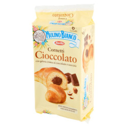 MULINO BIANCO CORNETTI AL CIOCCOLATO MERENDA SENZA ADDITIVI CONSERVANTI 6 PEZZI 300G