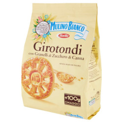 GALLETAS MULINO BIANCO GIROTONDI CON GRANULOS DE AZÚCAR DE CAÑA 800G