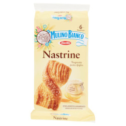 Mulino Bianco Nastrine Merenda Senza Additivi Conservanti 6 pezzi 240g