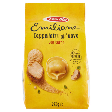 Barilla Emiliane Pasta all'uovo Cappelletti all'uovo con carne 250g