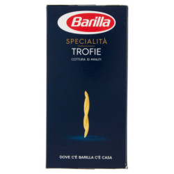 ESPECIALIDADES DE PASTA BARILLA TROFIE TRIGO 100% ITALIANA 500G