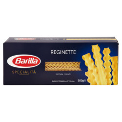 PASTA BARILLA ESPECIALIDAD REGINETTE TRIGO 100% ITALIANA 500 G