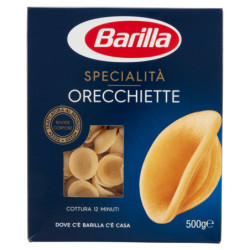 BARILLA PASTA SPECIALTY ORECCHIETTE 100% ITALIAN WHEAT 500G