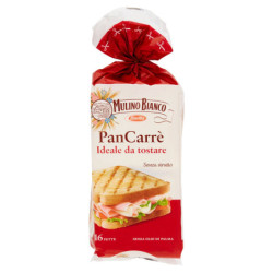 Mulino Bianco Pan Carrè Pane Ideale per Toast 16 fette 285g