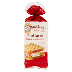 MULINO BIANCO PAN CARRÈ BREAD IDEAL FOR TOAST 16 SLICES 285G