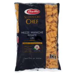 BARILLA SELEZIONE ORO CHEF SHORT SLEEVES STRIPED N°84 1KG