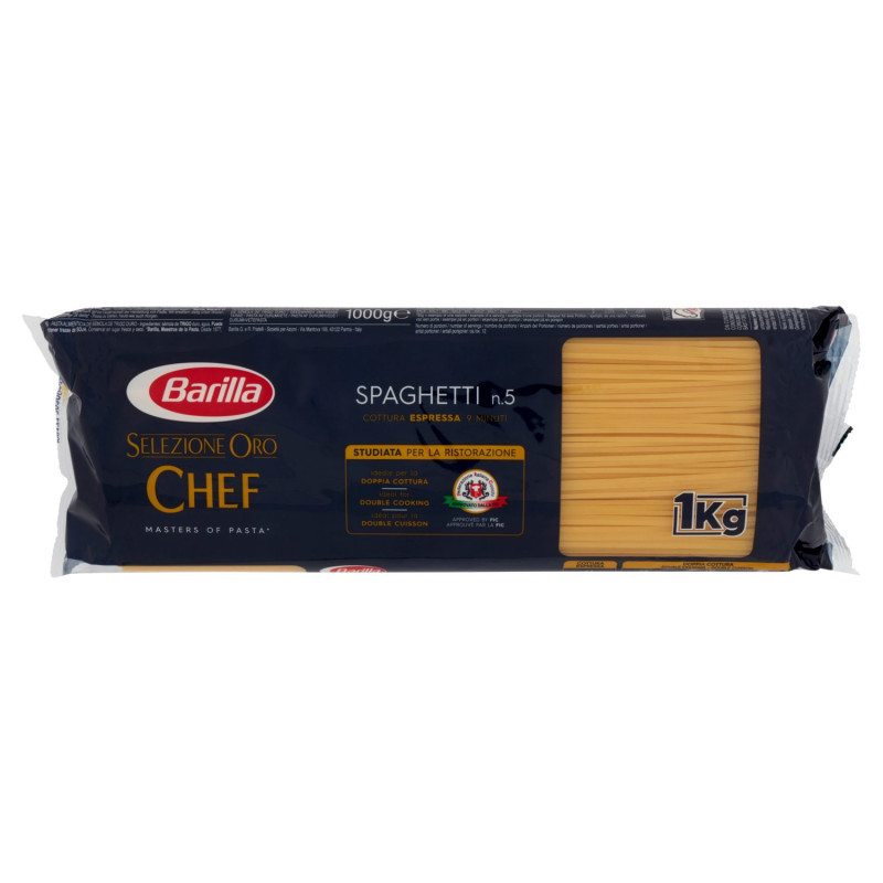 BARILLA SELEZIONE ORO CHEF SPAGHETTI N°5 1KG