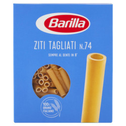 BARILLA PASTA ZITI TAGLIATI N.74 100% ITALIAN WHEAT 500G