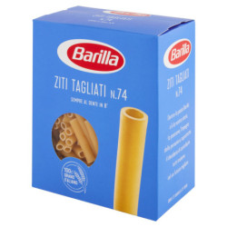 Barilla Pasta Ziti Tagliati n.74 100% Grano Italiano 500g