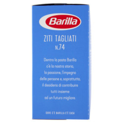 Barilla Pasta Ziti Tagliati n.74 100% Grano Italiano 500g