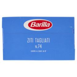 BARILLA PASTA ZITI TAGLIATI N.74 100% ITALIAN WHEAT 500G