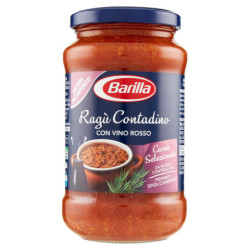 Barilla Sugo Ragù Contadino con vino rosso 400g