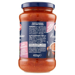 BARILLA FARMER RAGÙ SAUCE WITH RED WINE 400G