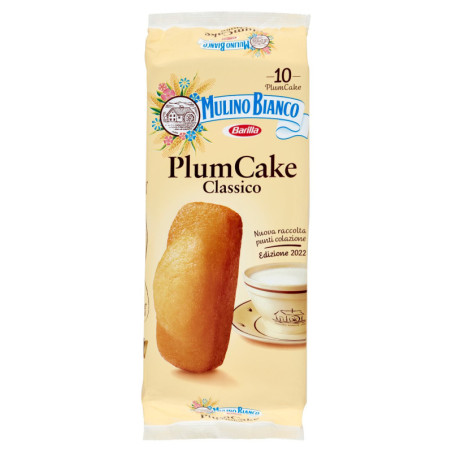 MULINO BIANCO CLASSIC PLUMCAKE WITH ITALIAN YOGURT WITHOUT PALM OIL 10 PIECES 330 G