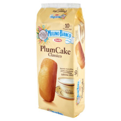 MULINO BIANCO CLASSIC PLUMCAKE WITH ITALIAN YOGURT WITHOUT PALM OIL 10 PIECES 330 G