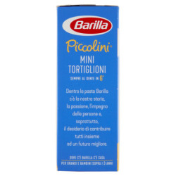 BARILLA PICCOLINI ITALIENISCHE WEIZEN-MINI-TORTIGLIONI 500G