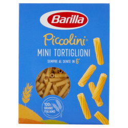 BARILLA PICCOLINI MINI TORTIGLIONI DE TRIGO ITALIANO 500G