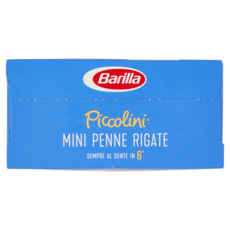 BARILLA PICCOLINI TRIGO ITALIANO MINI PENNE RIGATE 500G