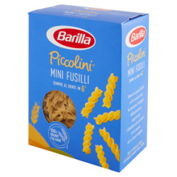 BARILLA PICCOLINI ITALIAN WHEAT MINI FUSILLI 500G